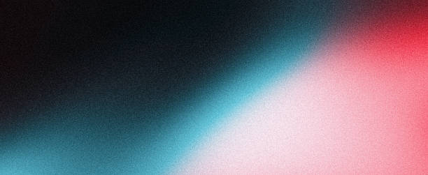 istock Grainy abstract background, dark noisy poster black backdrop pink blue glowing color wave banner design, copy space 2156117479