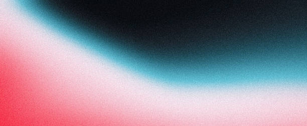 istock Grainy abstract background, dark noisy poster black backdrop pink blue glowing color wave banner design, copy space 2156117482