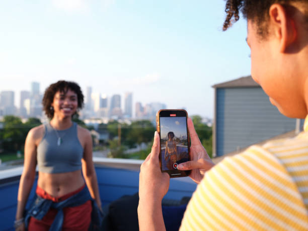 istock Solar Energy - Summer Rooftop Gathering 2156118449