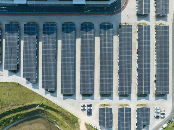 istock Car charging station solar power generation 2156133158