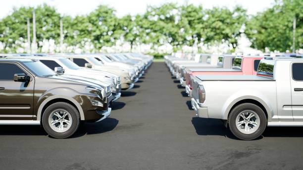 istock New modern pick-up cars 2156138873
