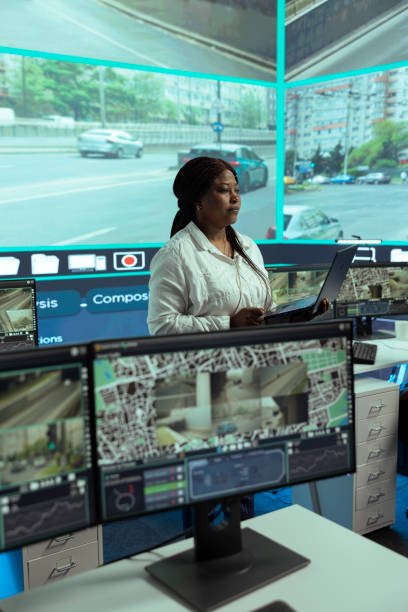 istock African american leader reviewing traffic data collected from video surveillance 2156143778