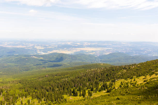 Giant Mountains landscape on sunny day in summer