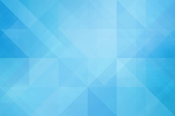 istock Modern Abstract Pixelated Blue Background with Smooth Geometric Shapes 2156147280