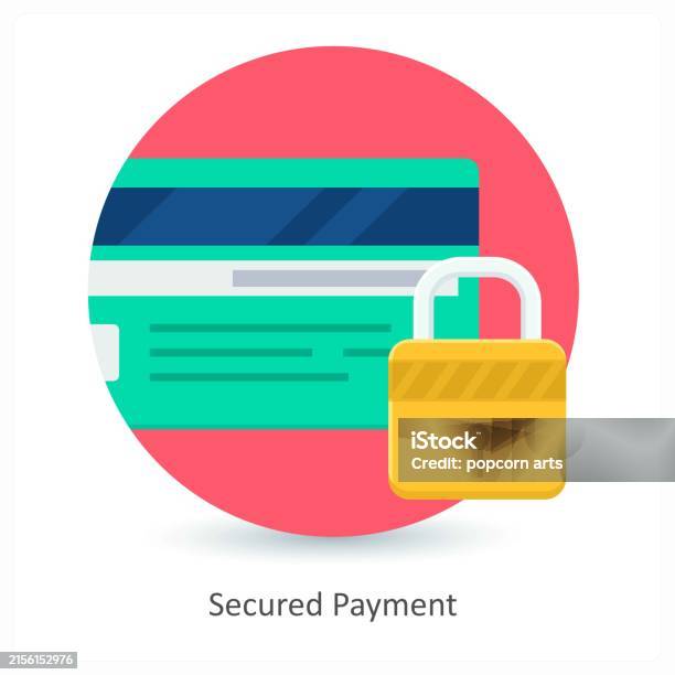 Payment Encryption Icon Secured Payment Stock Illustration - Download Image Now - Encryption ...