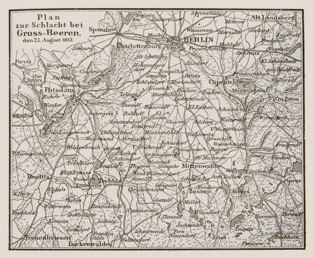 istock Plan for the Battle of Grossbeeren, 23 August 1813 2156154677