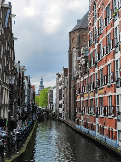istock Amsterdam in bright day with clouds, Netherlands 2156166926