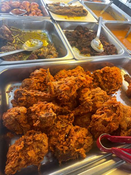istock Variety of dishes display in a Mamak restaurant 2156168218