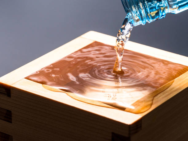 istock Chilled sake. Pour in the sake. 2156170465