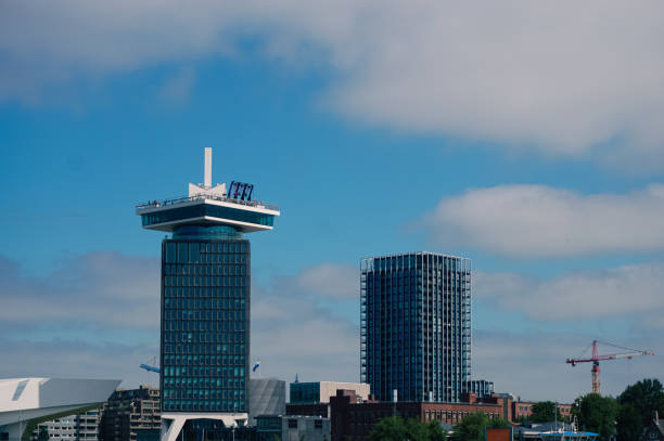 Tall buildings in a city