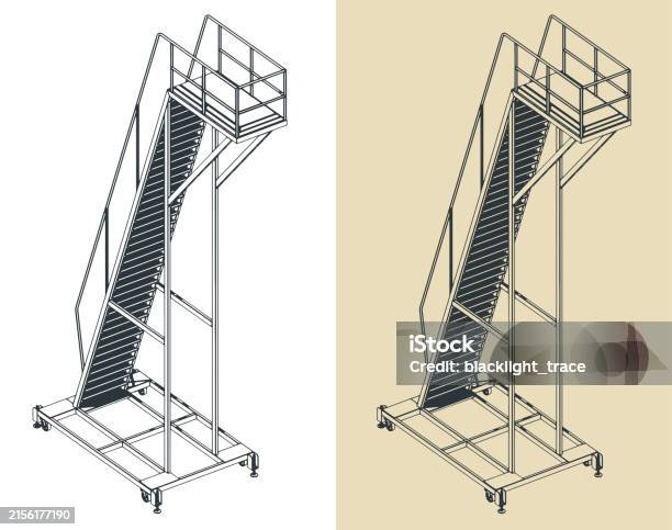 Mobile Machine Work Platform Icon Mobile Work Platform Illustrations Stock Illustration - Download Image ...