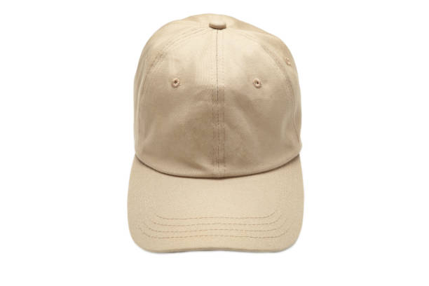 istock Blank cap beige mockup isolated on a white background 2156179609