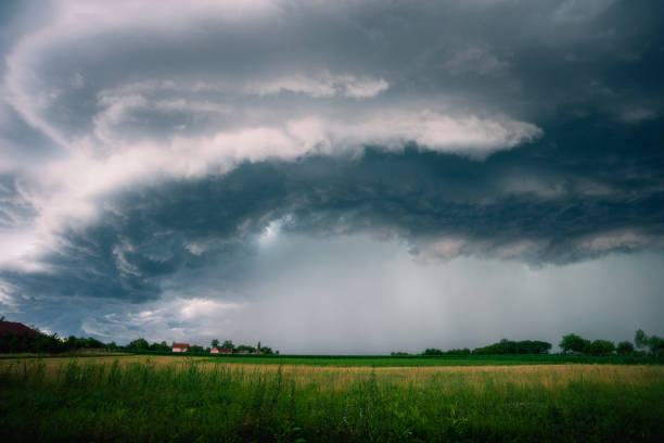 istock Beautiful and Amazing Supercell Thunderstorm 2156185157