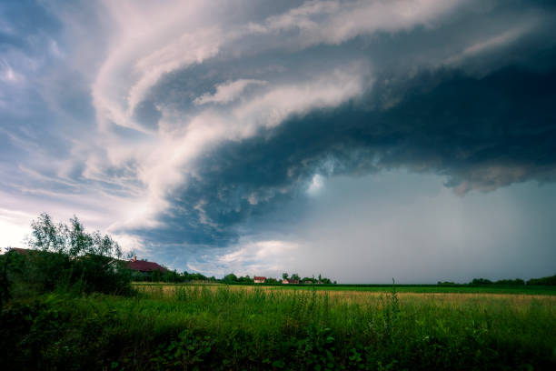 istock Beautiful and Amazing Supercell Thunderstorm 2156185165