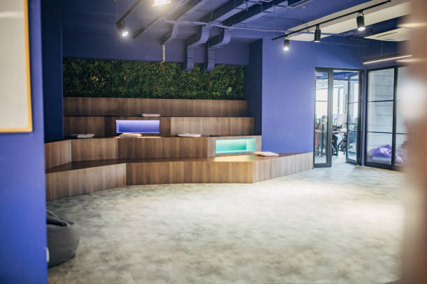 istock Resting area in modern firm 2156186932