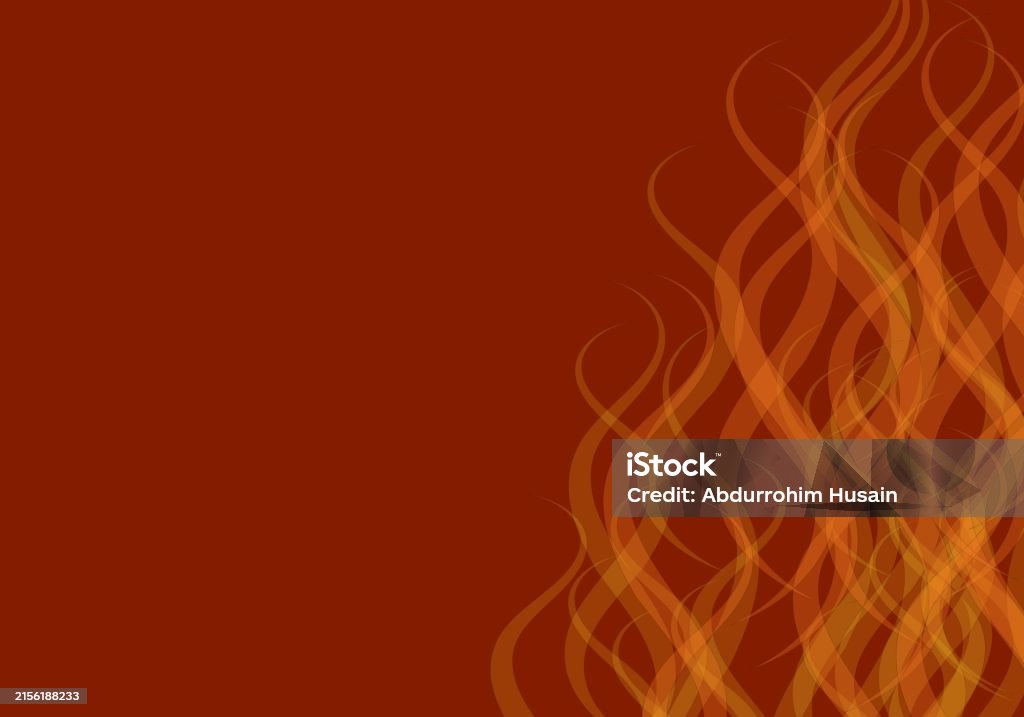 Fire Textyre Vector Abstract Fire Texture Background With Copy Space For Text Stock ...