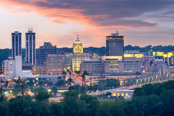 istock Peoria, Illinois, USA Downtown Skyline 2156189830