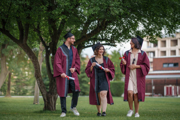 istock Group of college students  graduation day. 2156213036