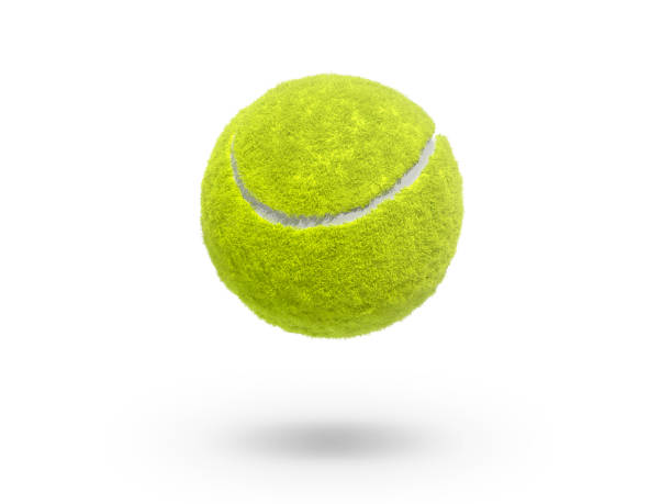 istock Single tennis ball, transparent background 2156215634