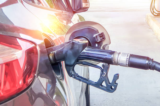 istock Car Refueling at Gas Station Pump 2156216696