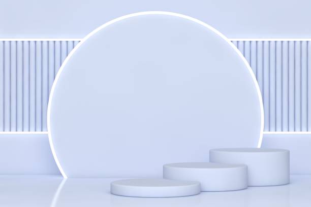 istock Abstract background for 3D product presentation, empty product stand 2156222518