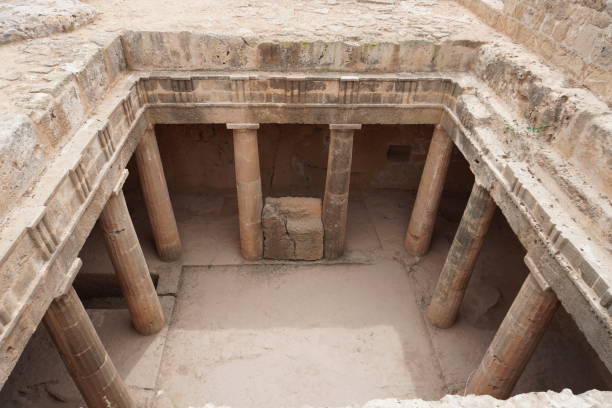 istock Overview of a ancient tomb 2156227594