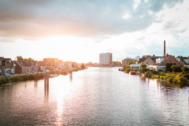Haarlemmermeer is a polder, consisting of land reclaimed from water. The name Haarlemmermeer means 'Haarlem's lake', referring to the body of water from which the region was reclaimed in the 19th century.