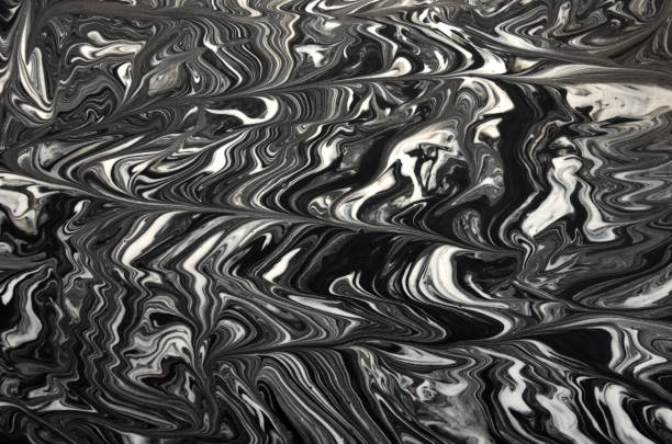 abstract art background in black and white striped colors
