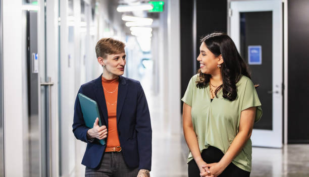 istock Manager showing new employee around office 2156234412