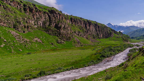 istock Scenic Mountain River Valley - Stunning Landscape Photography 2156237920