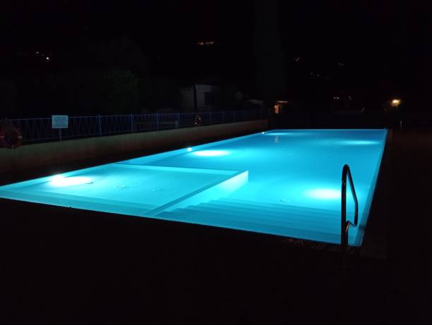 istock Swimmingnpool at night 2156240296