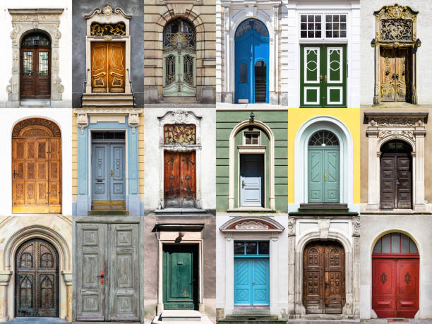 istock Various doors. Photo collage and travel concept 2156243460