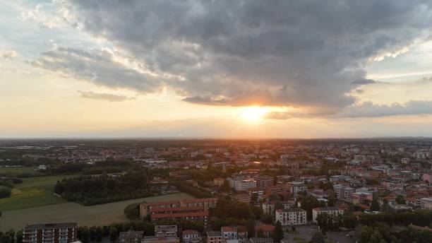 istock sunset on the city 2156244839