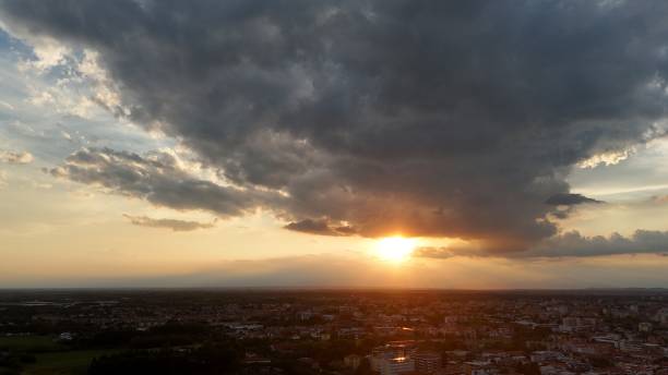 istock sunset on the city 2156244850