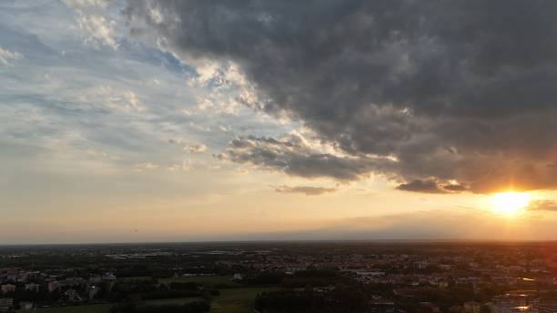 istock sunset on the city 2156244857