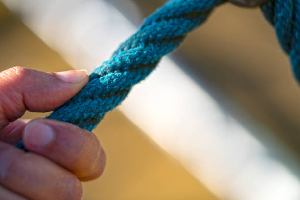 istock Hand and  Rope connecting for concept idea teamwork and corporation 2156250377