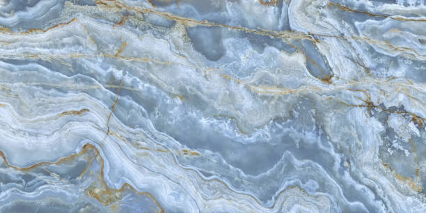 istock Elegant blue quartzite marble stone texture. 2156252420