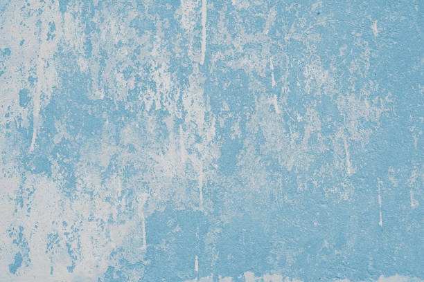 istock Painted blue grungy concrete background texture. Abstract wallpaper, shabby aged stone wall 2156254453