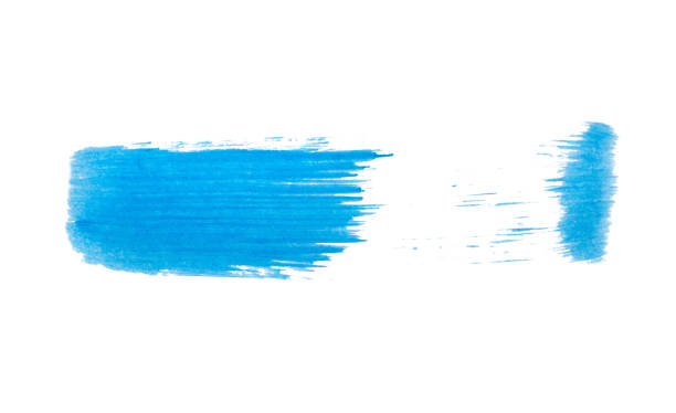 istock blue brush stroke isolated on white background 2156261927
