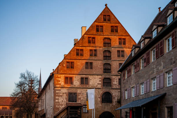 Medieval Buildings at Maulbronn Monastery at dusk