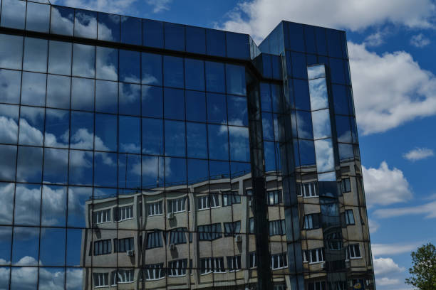 A modern office building detail, London