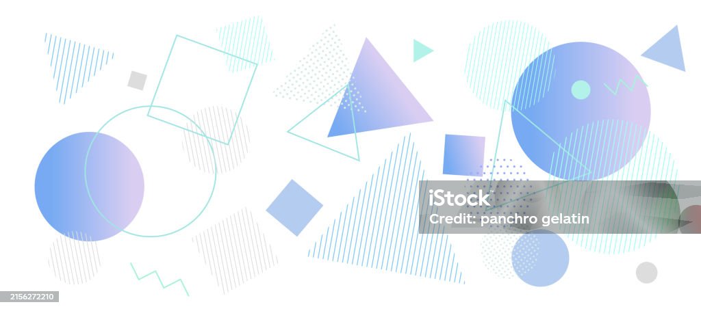 Refreshing Pattern A Refreshing Geometric Pattern Background Illustration That Evokes ...
