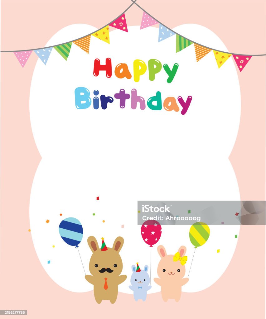Congratulations Rabbit Congratulationsrabbit Family Stock Illustration - Download Image Now ...