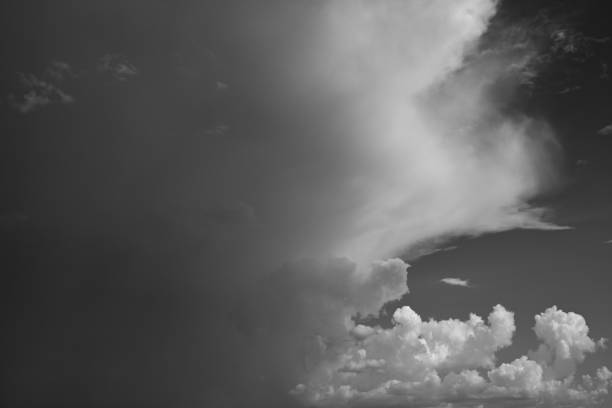 istock black and white image, buautiful sky with cloud in rainy day 2156277821