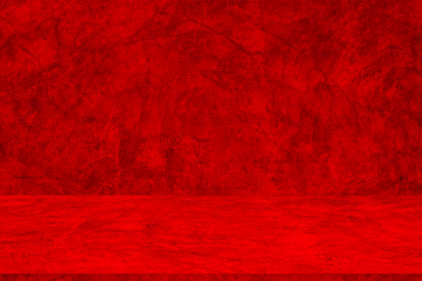 istock Wall interior background, studio and backdrops show products.with shadow from window color red . background for text insertion and presentation product 2156293239