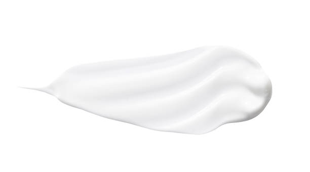istock cosmetic sample smear of cream on white background 2156296678