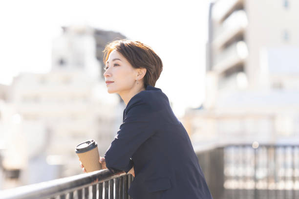 istock A woman is taking a break. 2156299782