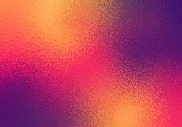 istock Trendy holographic vibrant background. Iridescent foil texture. Metal background. 2156301455