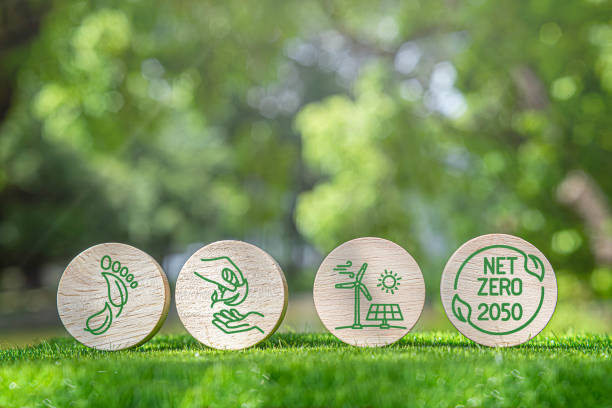 istock net zero Carbon neutral concepts for net zero emissions, environmental, social and governance goals. Long-term, climate-neutral strategy 2156301894