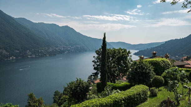 istock view of Como lake during the springtime 2156305131